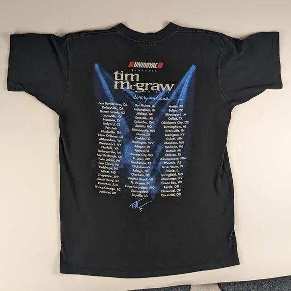 Vintage Tim McGraw 1997 Everything Tour Conert Band Country Music Western Shirt - Picture 4 of 5